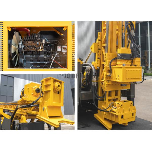 2000M Depth Crawler Mounted Fully Hydraulic Mining Core Drilling Rig For Geological Quarry Exploration
