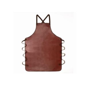 Waterproof Anti Oil Supermarket Real Leather Apron
