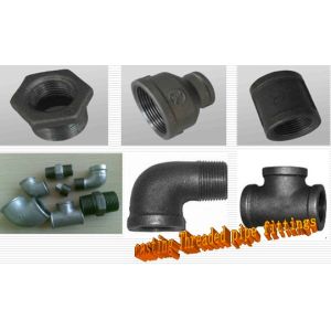 Quality malleable cast iron pipe fittings for sale