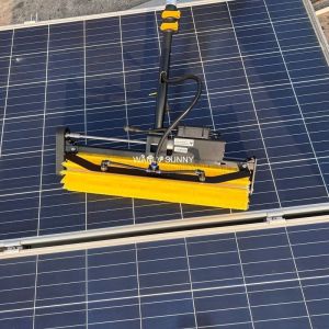 Waterless/Water Solar Panel Cleaning Machine with Telescopic Handle and