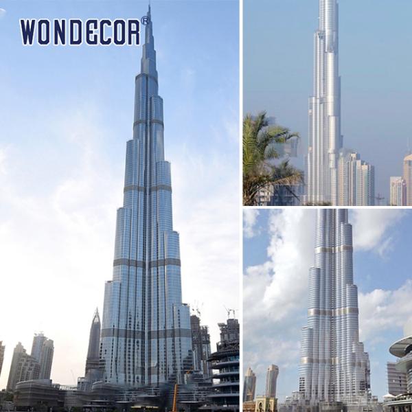 Large outdoor stainless steel abstract sculpture