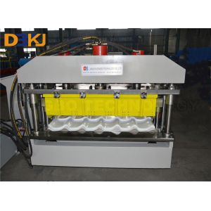 SGS 5.5kw 10 Stations Glazed Roof Panel Roll Forming Machine