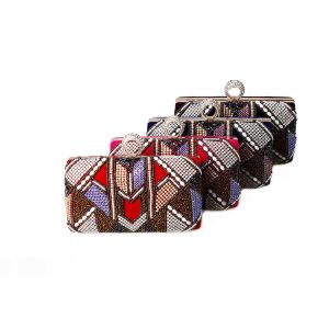 European and American fashion suede beaded evening bag clutch bag clutch bride