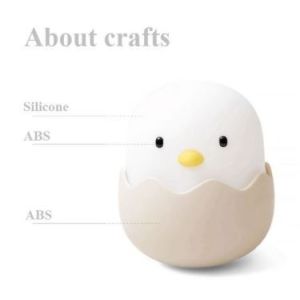 Eggshell Night Light Rechargeable Silicone Household Items