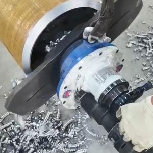 Light Weight Electric Pipe Beveling Machine Interl Mounted Tube Chamfering Tool