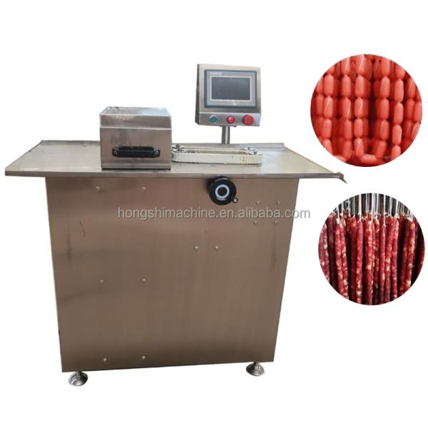 Commercial sausage making machine/Smoked meat sausage processing machine/Complete sausage Making Plant Production Line