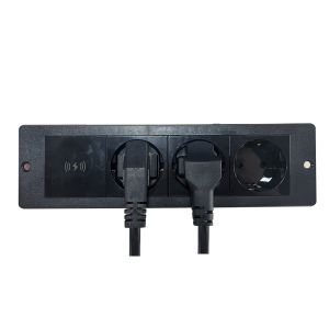 Hot sale Built-In 3EU Standard Power wireless Charging Socket 5A Rated Current