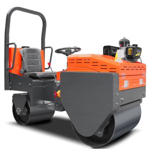Roller Compactor 1 Ton Diesel Engine Soil Asphalt Road Roller Machine Vibratory