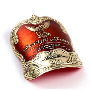 Private Custom Permanent Adhesive Metal Wine Aluminum Sticker Label with Full