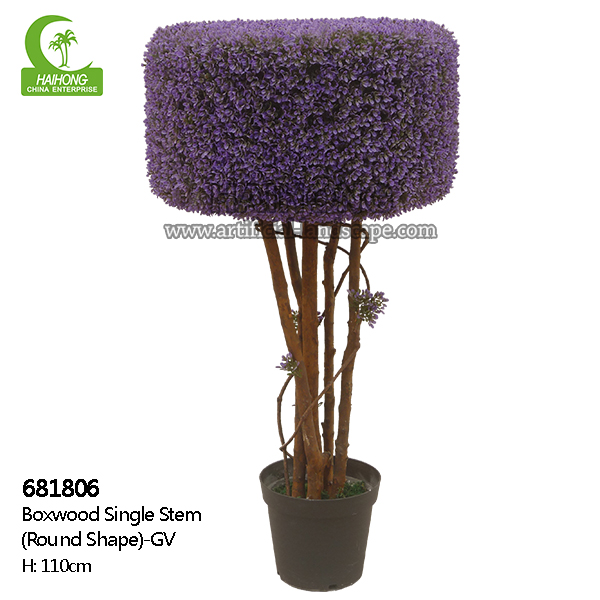 faux boxwood tree