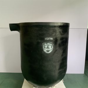 Superior Thermal Shock Resistance Silicon Carbide Graphite Crucible With Pouring