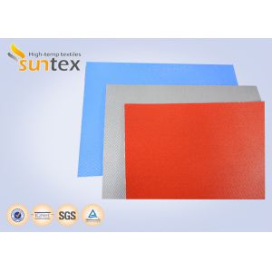 Heat Resistant Silicone Coated Fiberglass Cloth Insulation Fireproof Silicone