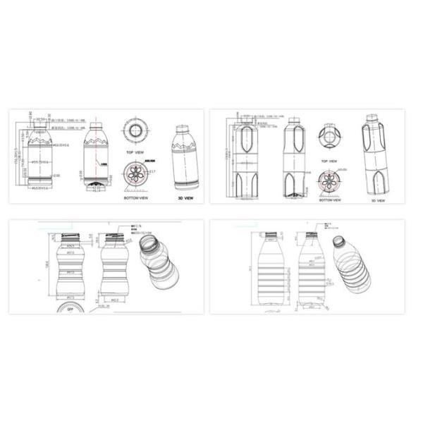Rotary 2.2KW Automatic Water Bottle Filling Machine SUS304 0.8M3/ Min 5