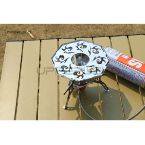 Compact Outdoor BBQ Spider Stove with Gas Stove Adapter Maximum Fire Burn Time 1