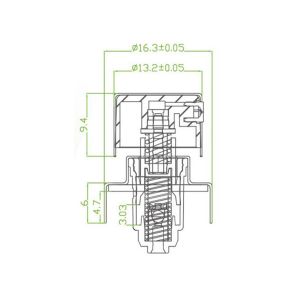 Customizable Electrolytic Aluminum 24/410 Cosmetic Bottles Pump Accurate