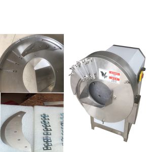 750W 200KG/H Onion Cutting Machine Ginger Shredding Equipment