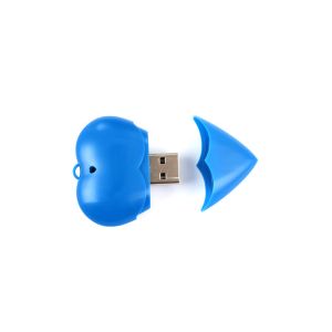 Waterproof Plastic USB Flash Drive With Rubber Oil Coating