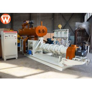 Mixer 500kg/Batch Floating Fish Feed Plant 1T/H Pneumatic Conveying Aquarium