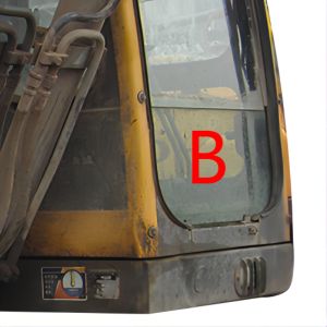 EC360B VOLVO Excavator Window Glass Construction Machine Cabin Windshield