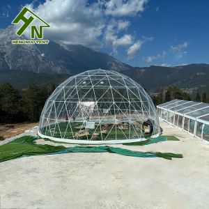 Clear Geodesic Dome Tent 13m Diameter For Event Garden