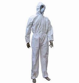 Non Woven Personal Medical Protective Coverall Dust Proof Disposable