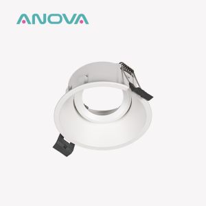 Commercial Adjustable Anti-Glare GU10 Recessed Spotlight Downlight Frame