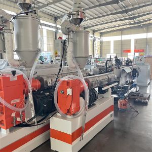 Smooth Single Wall Corrugated Pipe Machine with Omron Instrument Control and 100