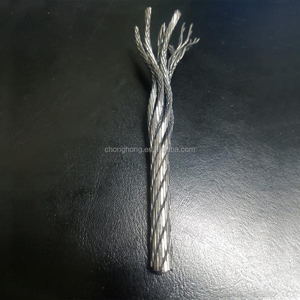 Nominal Tensile strength 1670MPa 8xK19S / 8xK26WS / 8xK31WS / 8xK36WS / 8xK41WS Ungalvanized and Galvanized Compacted Wire Rope