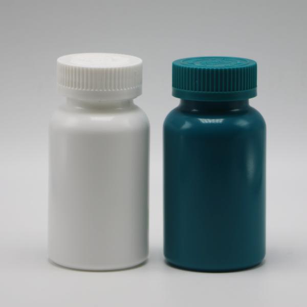 Customizable Colors 150ML HDPE Plastic Capsule Pill Bottle with Heat Seal and Caps