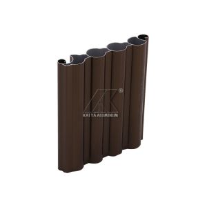 High Quality Anodize Brone Aluminum Roller Shutter Slat Profile