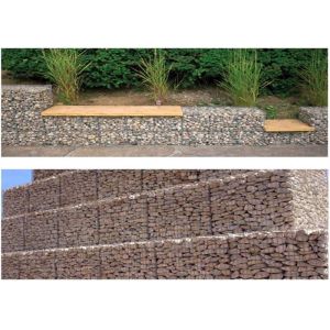 2x1x1m Gabion Basket Wire Mesh ASTM A974 Standard For River