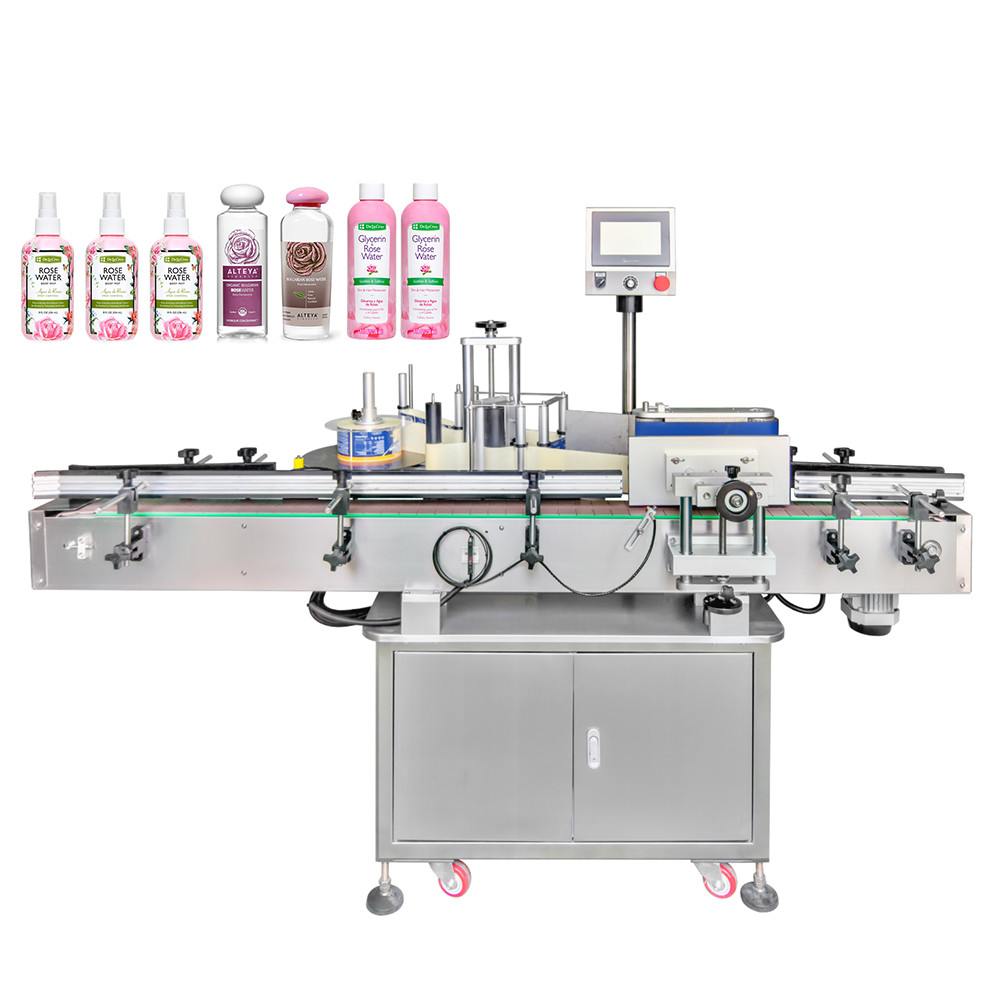 Quality Rose Water Self Adhesive Tabletop Round Bottle Labeler Ce for sale