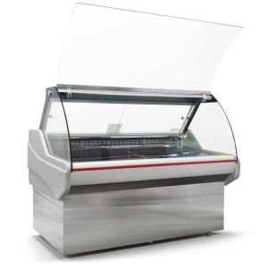 Delicatessen Display Fridges With Back Refrigerated Storage Cabinet