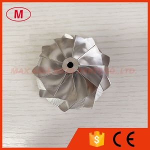 GT12 reverse 46.02/58.00mm 9+0 blades high performance turbo milling/aluminum 2618/billet compressor wheel