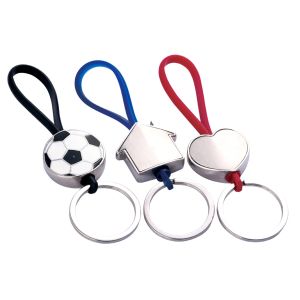 Quality Classic Customized Leather Keychains Durable Key Holders With Available Patterns for sale