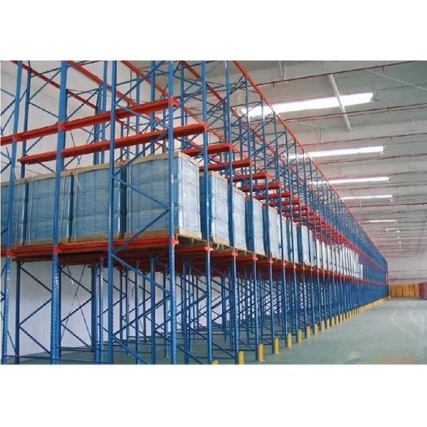 Steel Q235 Drive In Pallet Racking Custom Industrial Rack Shelving