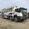 Buy Zoomlion 50M Scania Used Concrete Pump Truck Machine Truck Mounted at wholesale prices