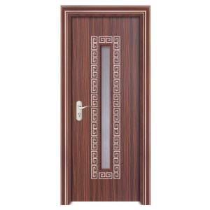 Modern WPC Glass Door with 200000 Sets Per Year Production Capacity and 600mm Width for Eco-Friendly Spaces