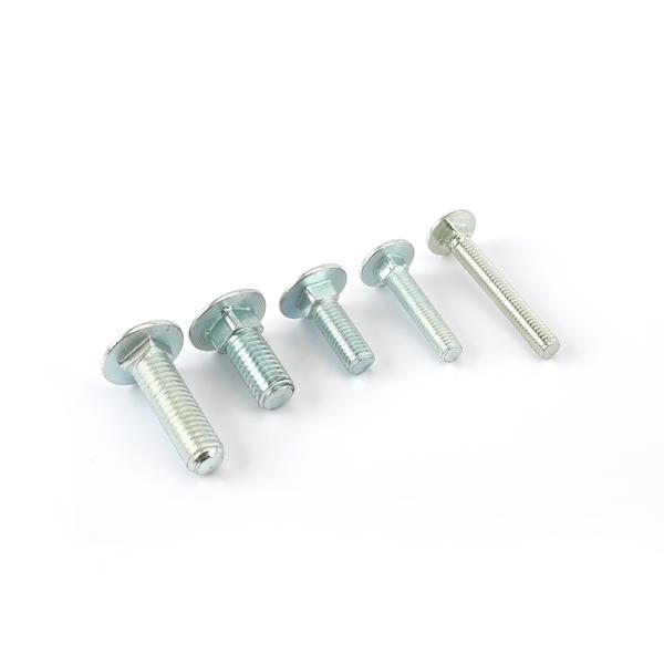 Din603 Blue White Zinc Square Head Lag Bolts Mushroom Head Decorative Carriage Bolts Coach Bolt