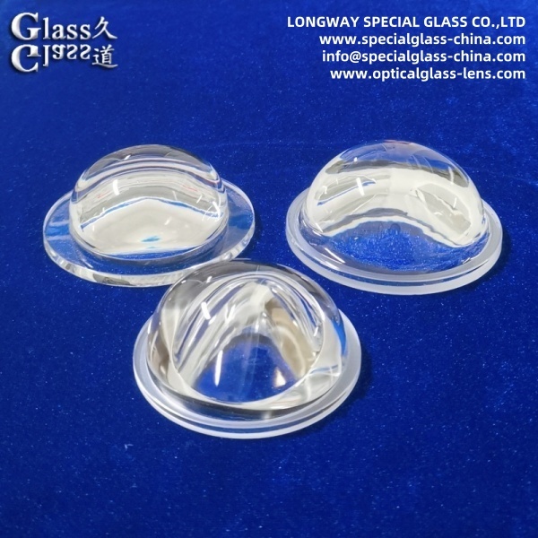 Buy Custom Clear Glass High-power LED Lens‌ For Industrial Lighting at wholesale prices