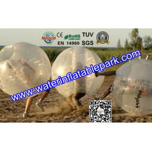 Customized Popular Clear TPU Bubble Ball Football Hand Printing