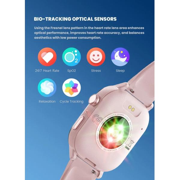 C30 1ATM Waterproof Smartwatch For Men Women , BT Call Fitness Sleep Heart Rate Sport Watch