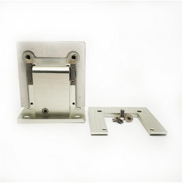 90 Degree Hydraulic Shower Hinge for Normal Bathroom Glass Door in Sliver Aluminium