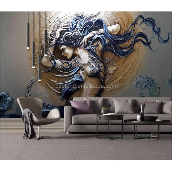 3D Cartoon Wallpaper for Kids Room Decor Stickers Waterproof ECO-Friendly Moistureproof and Interior Wall Decortion