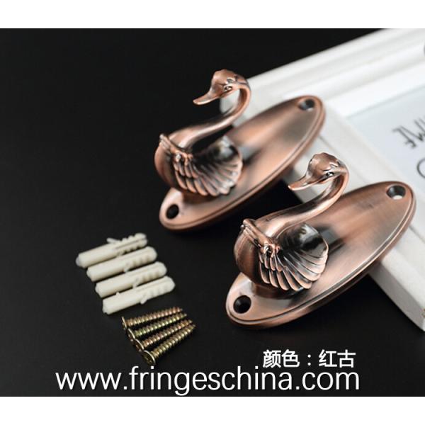 High quality classical customized metal zinc alloy curtain hooks for home decorations