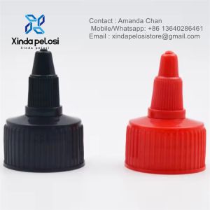 Custom Durable Screw Top Lids Plastic Twist Point Mouth Cap