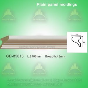 Quality Polyurethane Plain Architectural Panel Decorative Cement Mouldings for sale