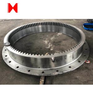 Large Diameter 4000mm finish machining Internal Ring Gear Forging