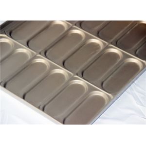 654x535x38mm PTFE Golden Hot Dog Bun Baking Pan