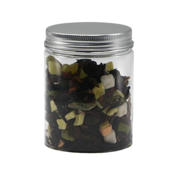 Buy Confectionery Packaging 250ML PET Food Jar with Screw Cap and Aluminium Lid at wholesale prices